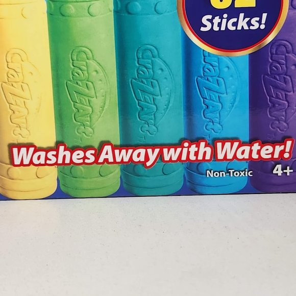 NEW Washable Sidewalk chalk 32 count school supplies preschool Montessori - Picture 4 of 10